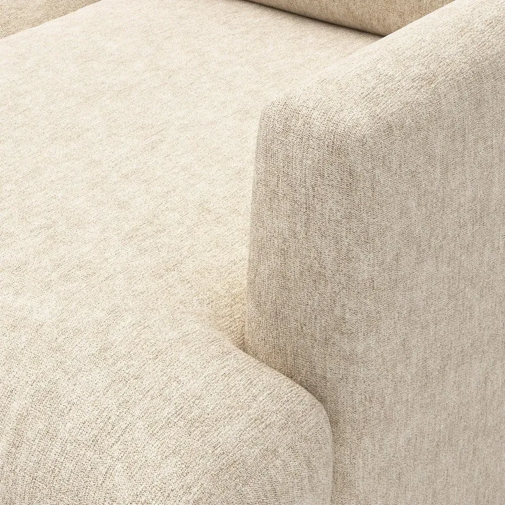 4-Seater Sofa - Natural, Aquaclean Oxford