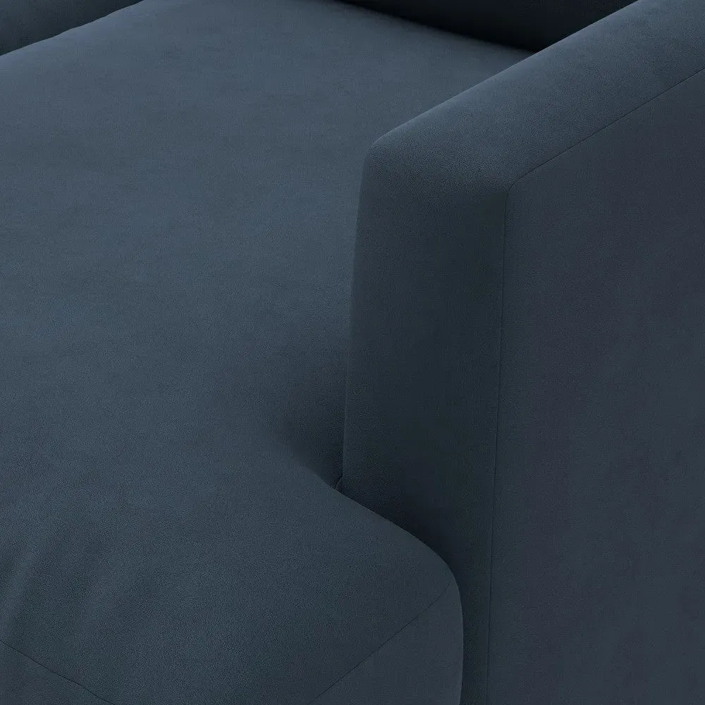 Jackson 4-Seater Sofa - Night Sky, Matt Velvet by The Cotswold Company, image 4