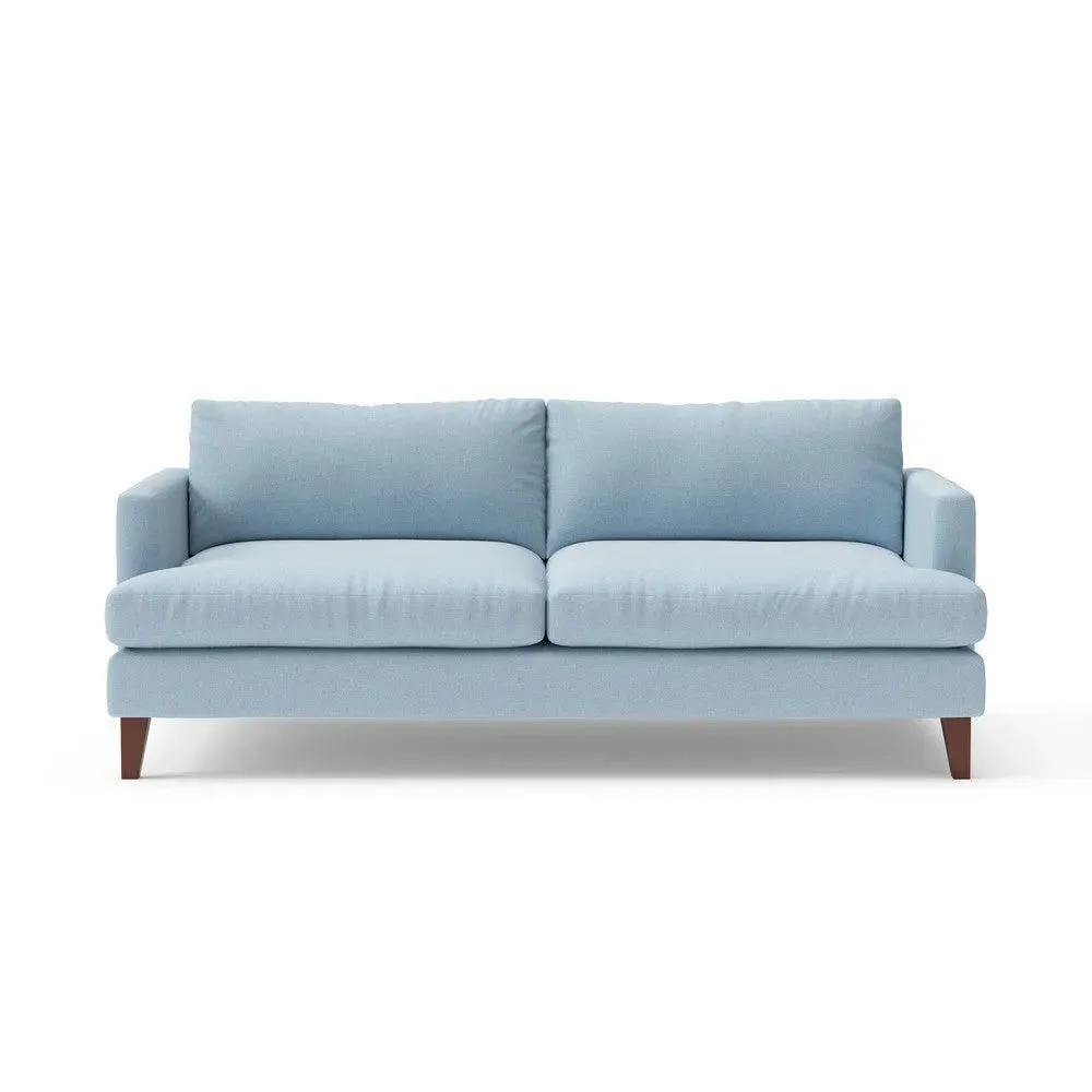 4-Seater Sofa - Sky Blue, House Linen Mix