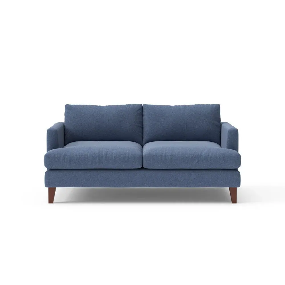 Jackson 3-Seater Sofa - Dark Blue, Chunky Cotton
