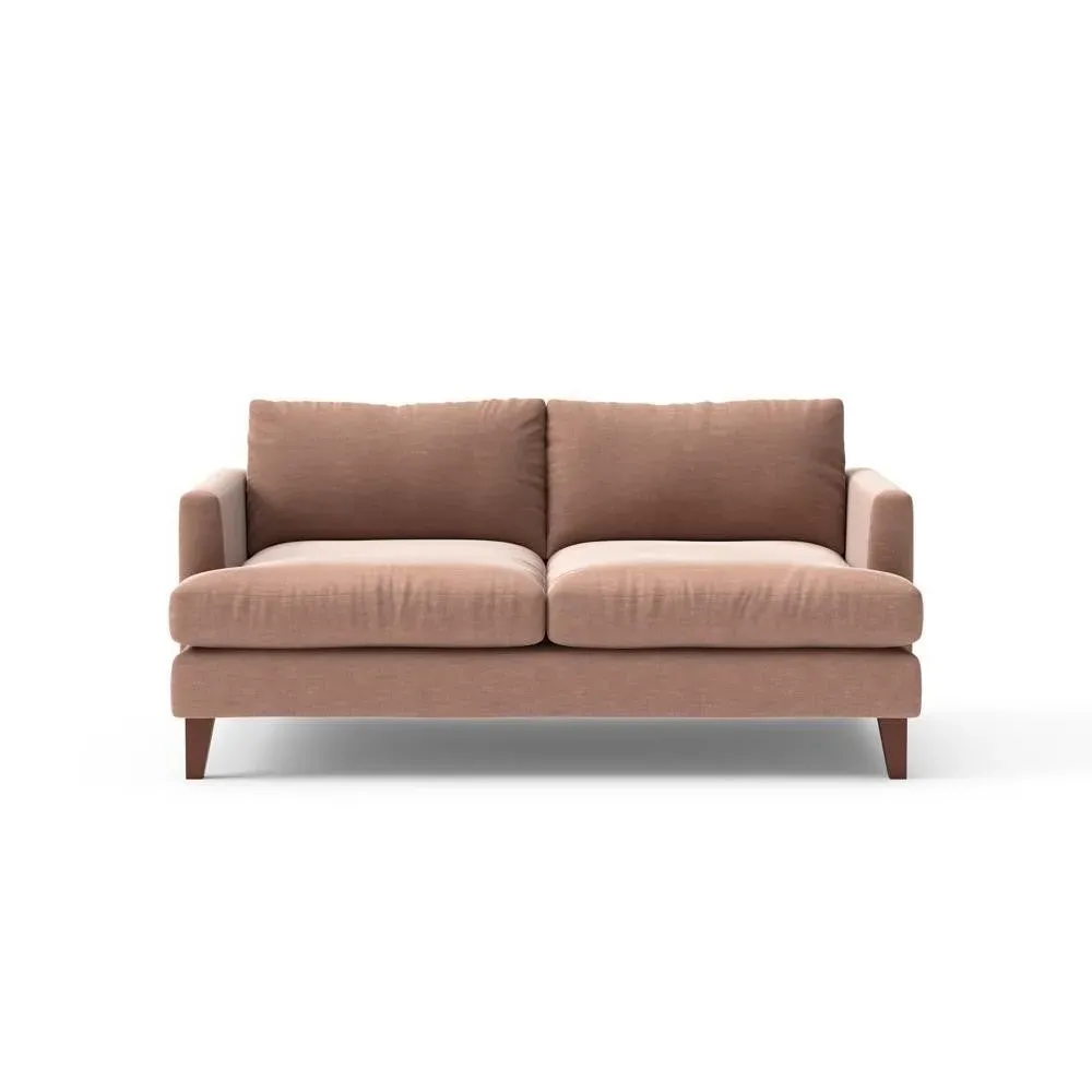 Jackson 3-Seater Sofa - Dusky Rose, Eco Chenille