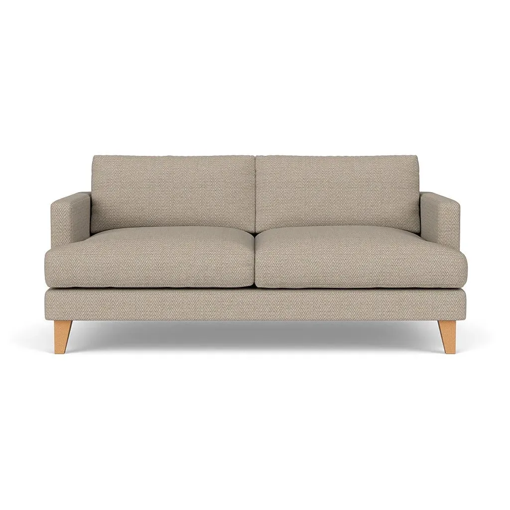 Jackson 3-Seater Sofa - Natural, Herringbone Weave image