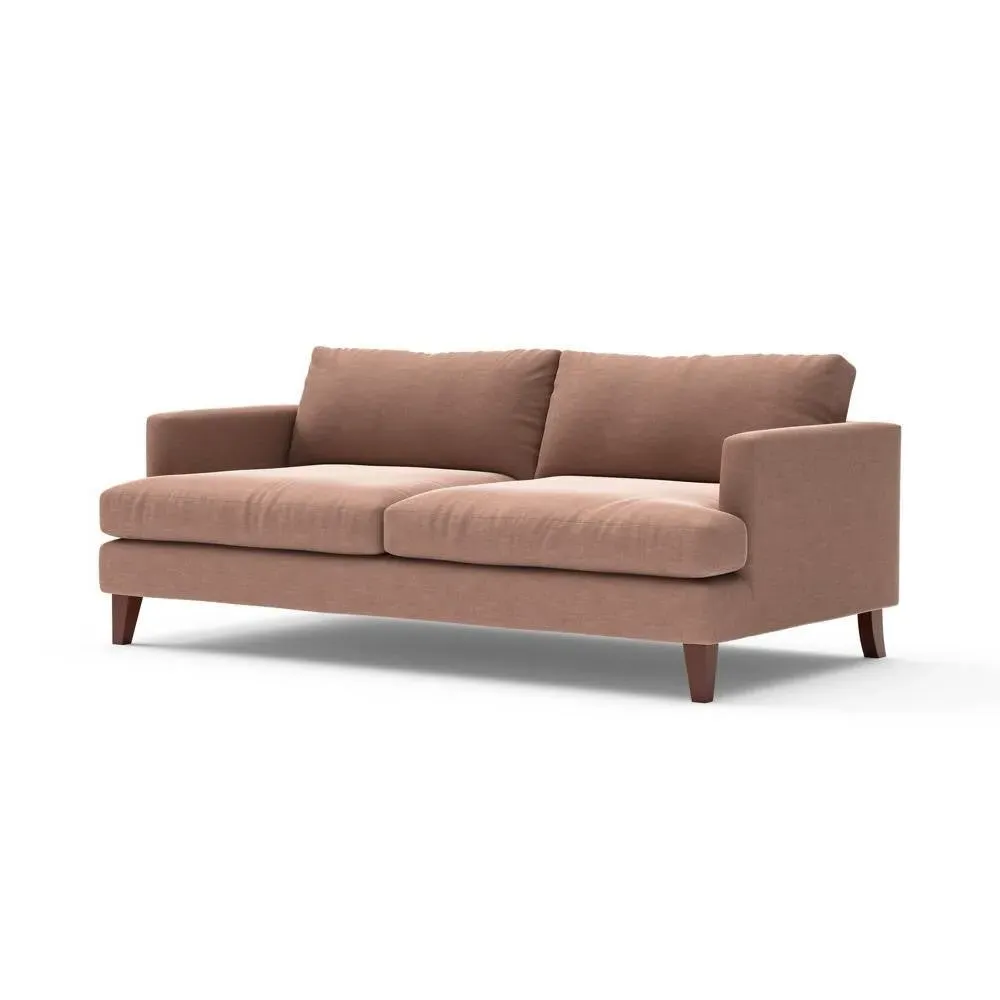 Jackson 4-Seater Sofa - Dusky Rose, Eco Chenille