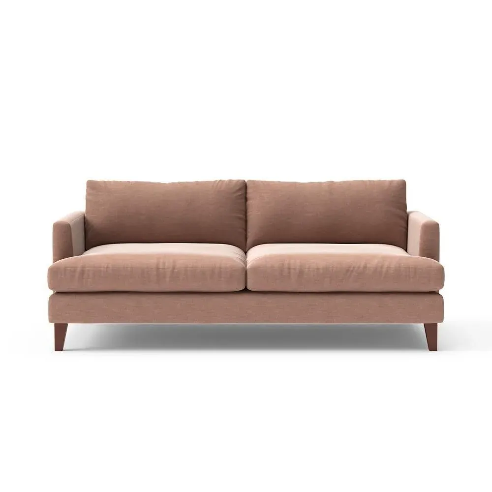 Jackson 4-Seater Sofa - Dusky Rose, Eco Chenille