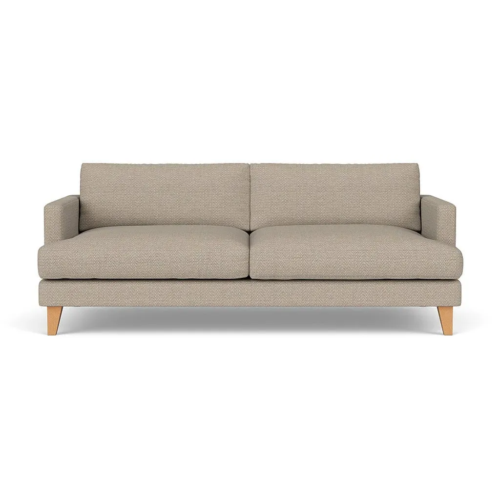Jackson 4-Seater Sofa - Natural, Herringbone Weave image