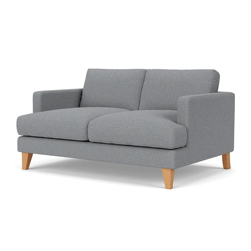 Large 2-Seater Sofa - Blue Marl, House Weave