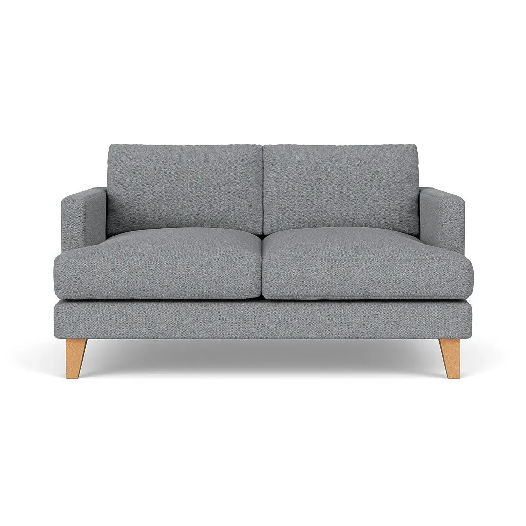Large 2-Seater Sofa - Blue Marl, House Weave image