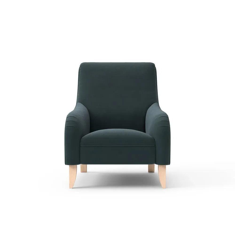 Armchair - Blue, Matt Velvet image