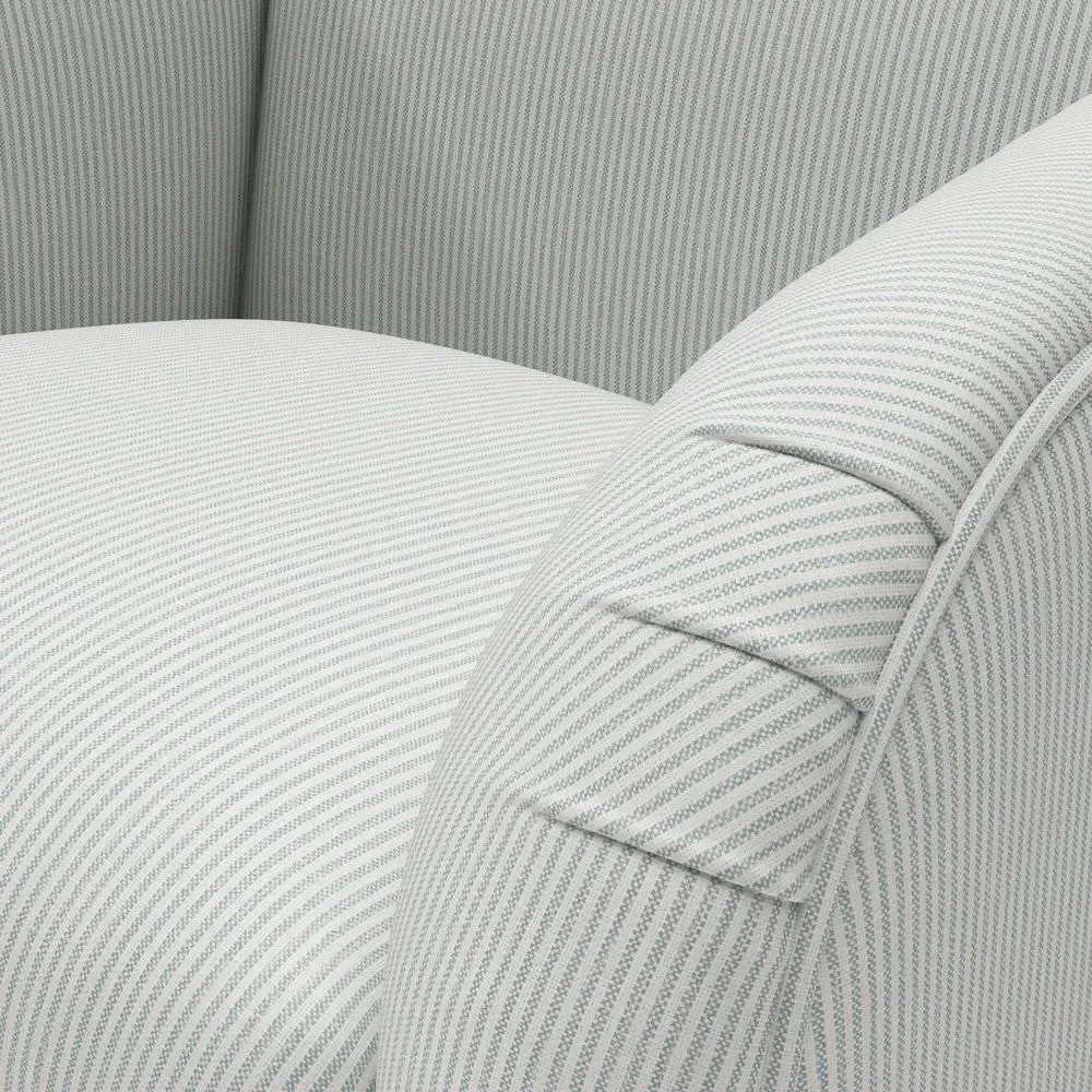 Armchair - Duck Egg, Broadway Stripe