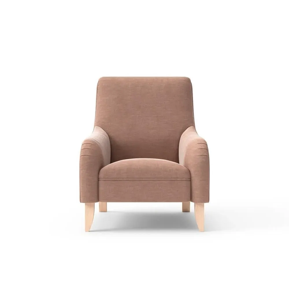 Armchair - Dusky Rose, Eco Chenille image