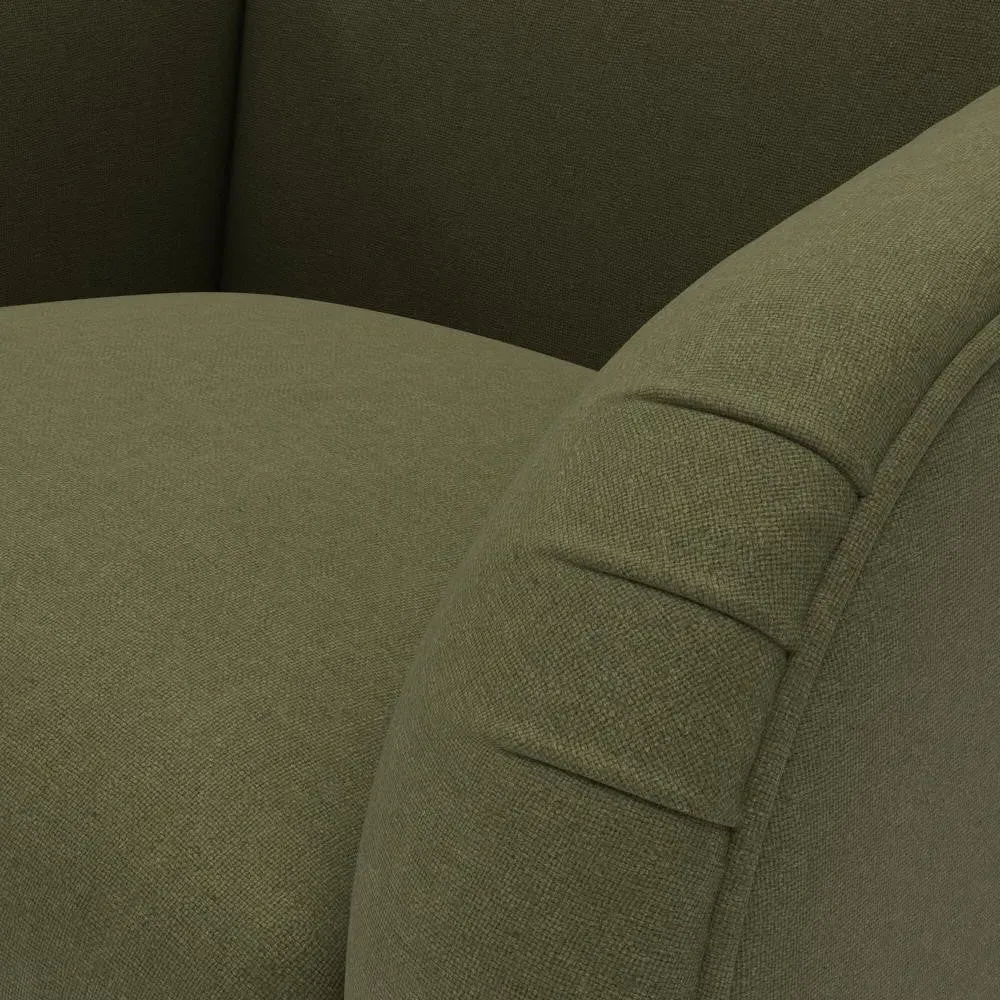 Armchair - Forest Green, House Linen Mix