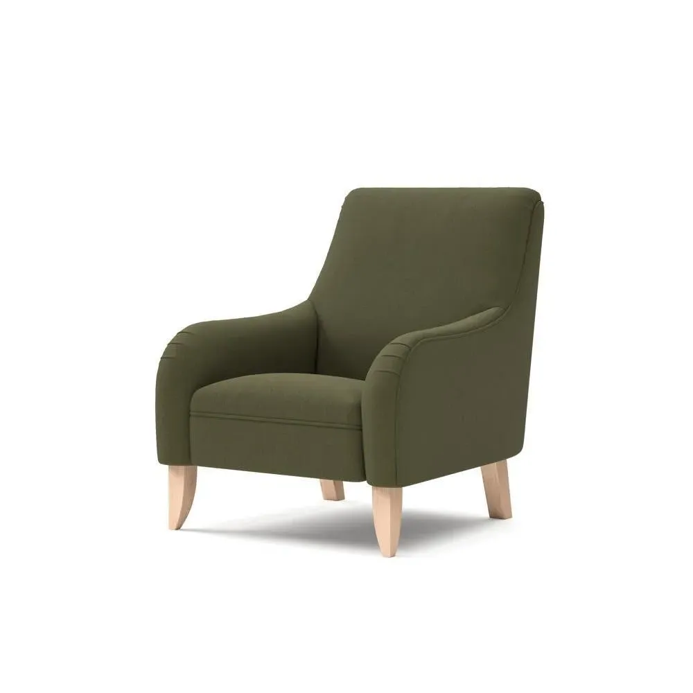 Armchair - Forest Green, House Linen Mix