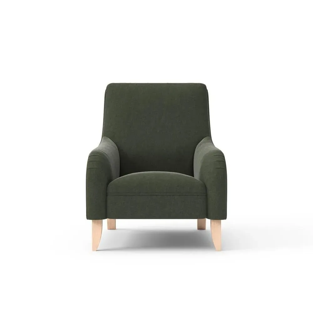 Armchair - Green, Eco Chenille image