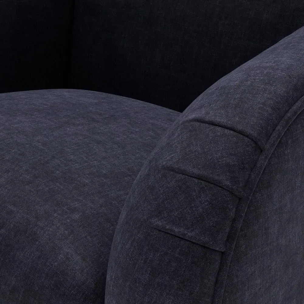 Armchair - Ink, Eco Chenille