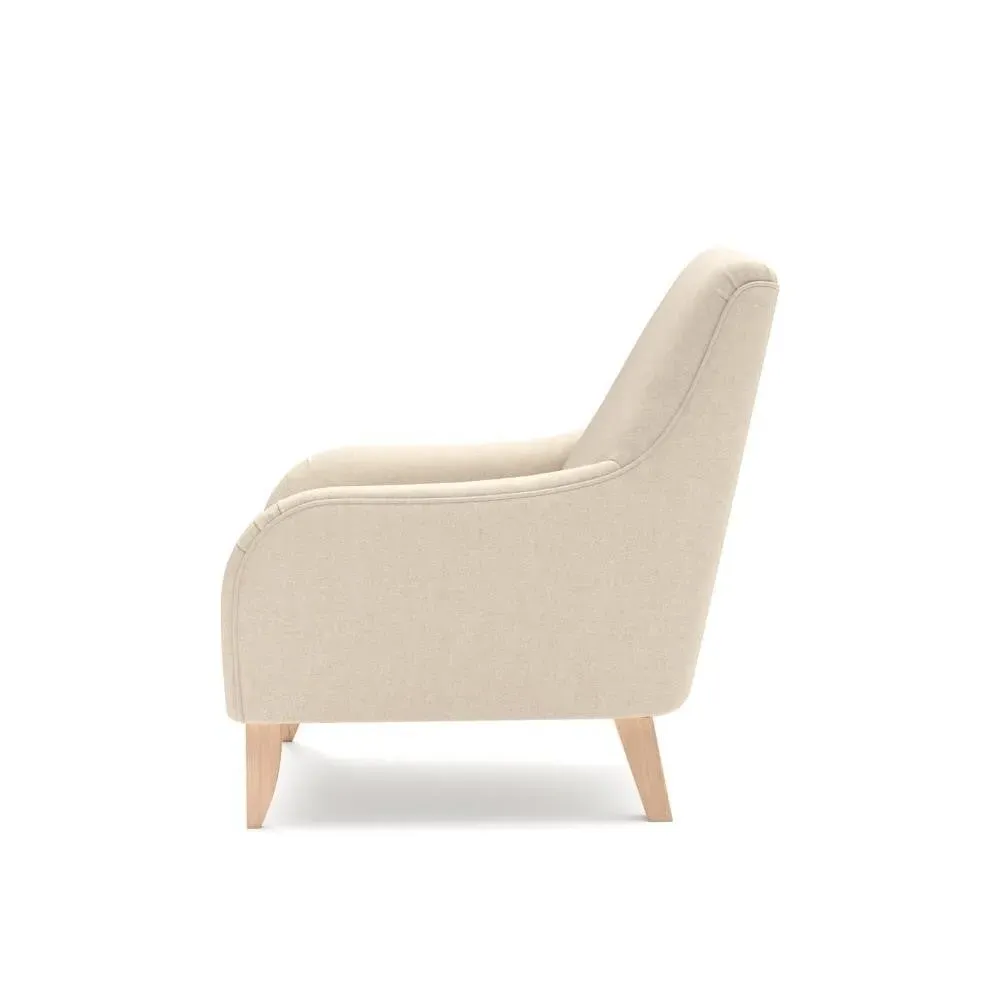 Armchair - Lily White, House Linen Mix