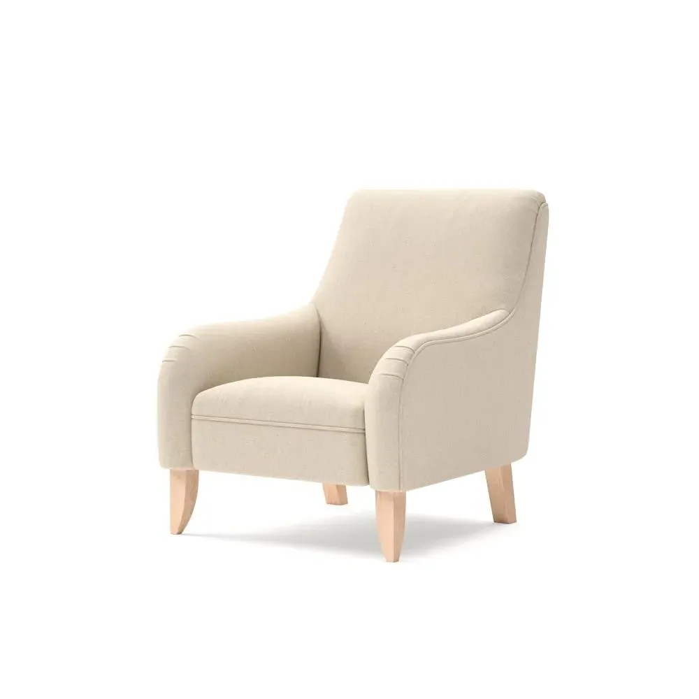 Armchair - Lily White, House Linen Mix