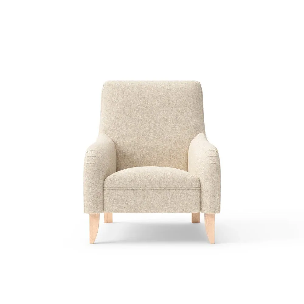 Armchair - Natural, Aquaclean Oxford
