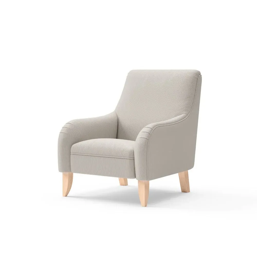 Armchair - Natural, Broadway Stripe