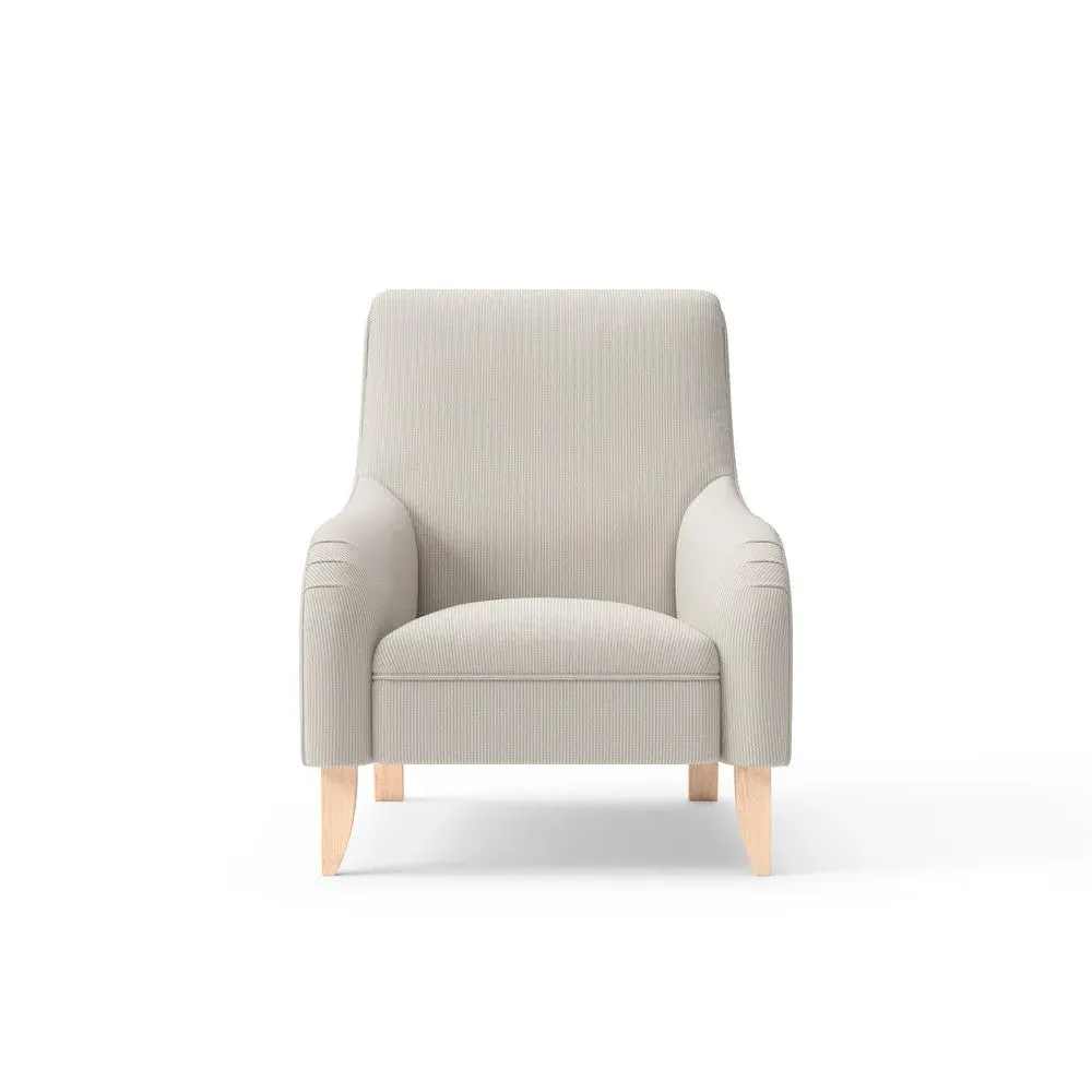 Armchair - Natural, Broadway Stripe