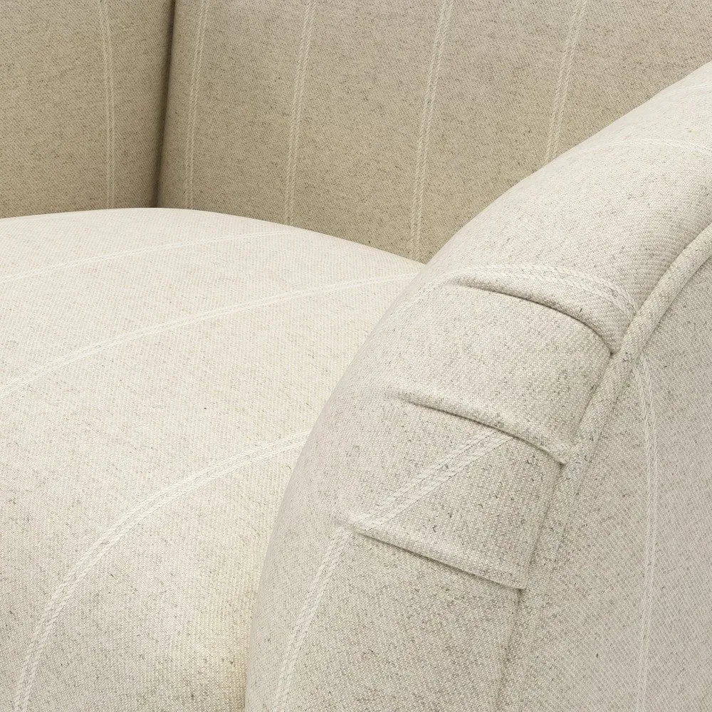 Armchair - Natural, Compton Stripe