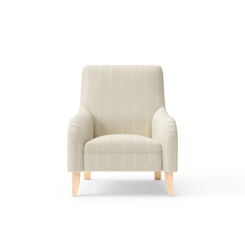 Armchair - Natural, Compton Stripe