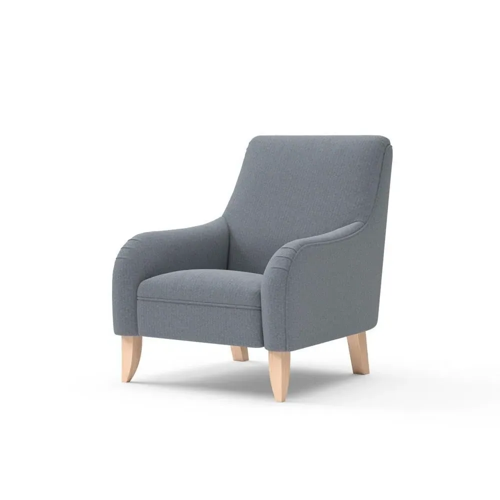 Armchair - Navy, Eco Herringbone