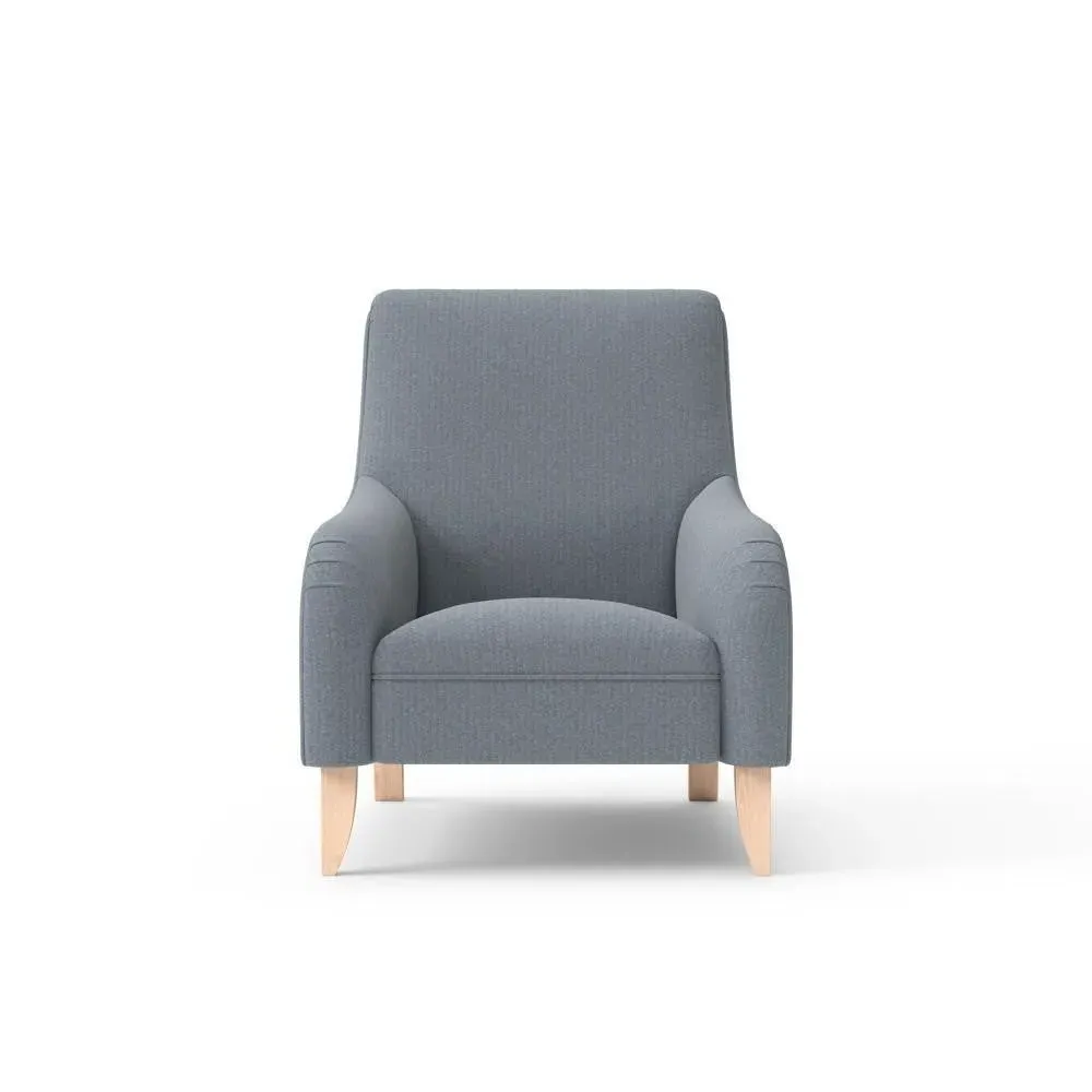 Armchair - Navy, Eco Herringbone image