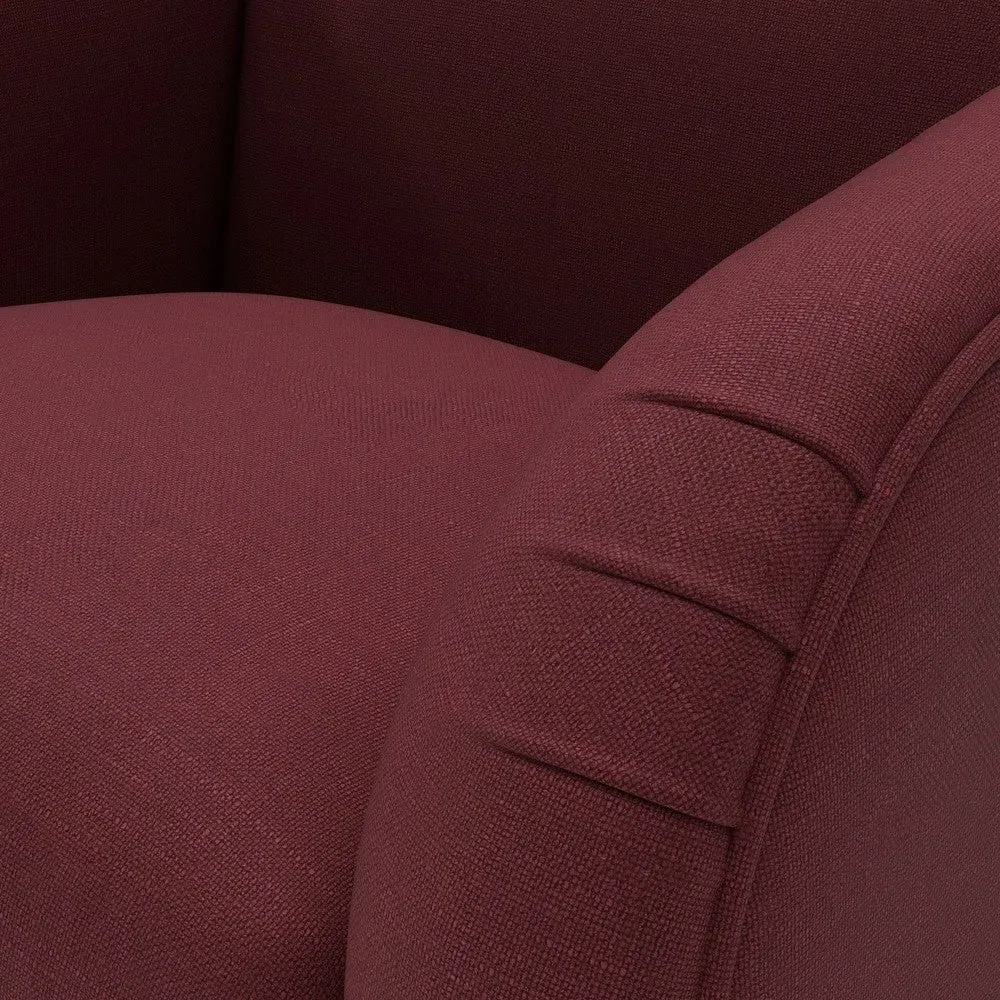 Armchair - Red, House Linen Mix