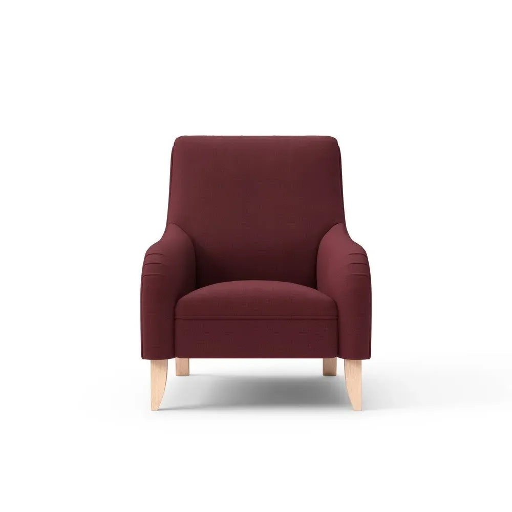 Armchair - Red, House Linen Mix