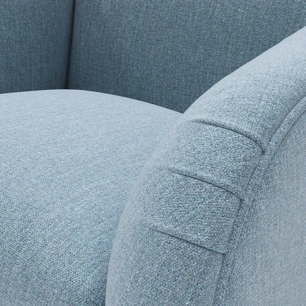 Armchair - Teal, Rustic Weave