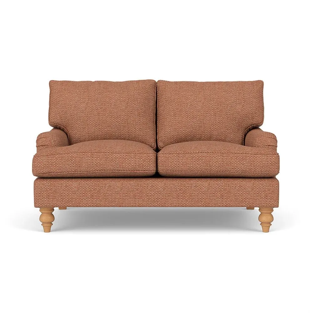 2-Seater Sofa - Brick, Herringbone Weave image