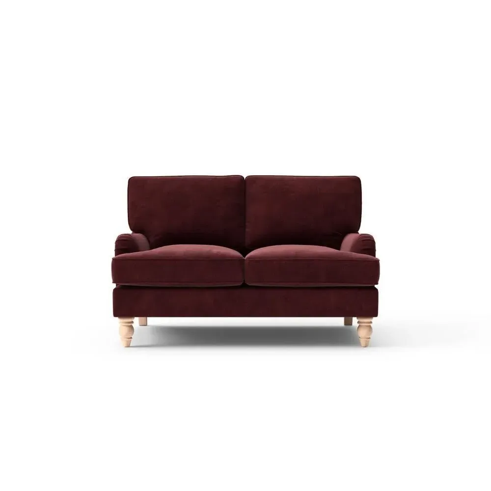 2-Seater Sofa - Dark Rosehip, Matt Velvet image