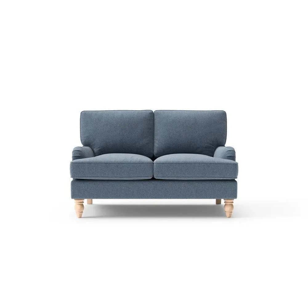 2-Seater Sofa - Indigo, Rustic Weave