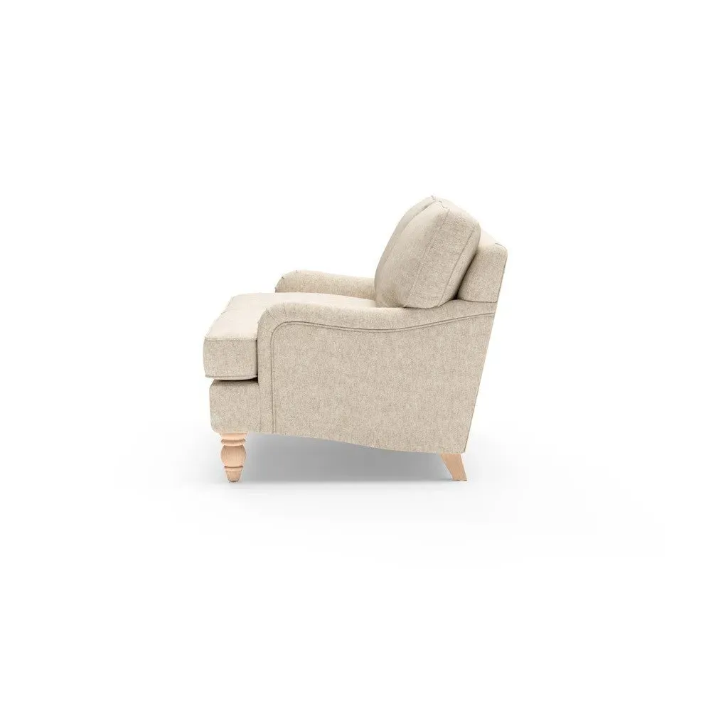 2-Seater Sofa - Natural, Aquaclean Oxford