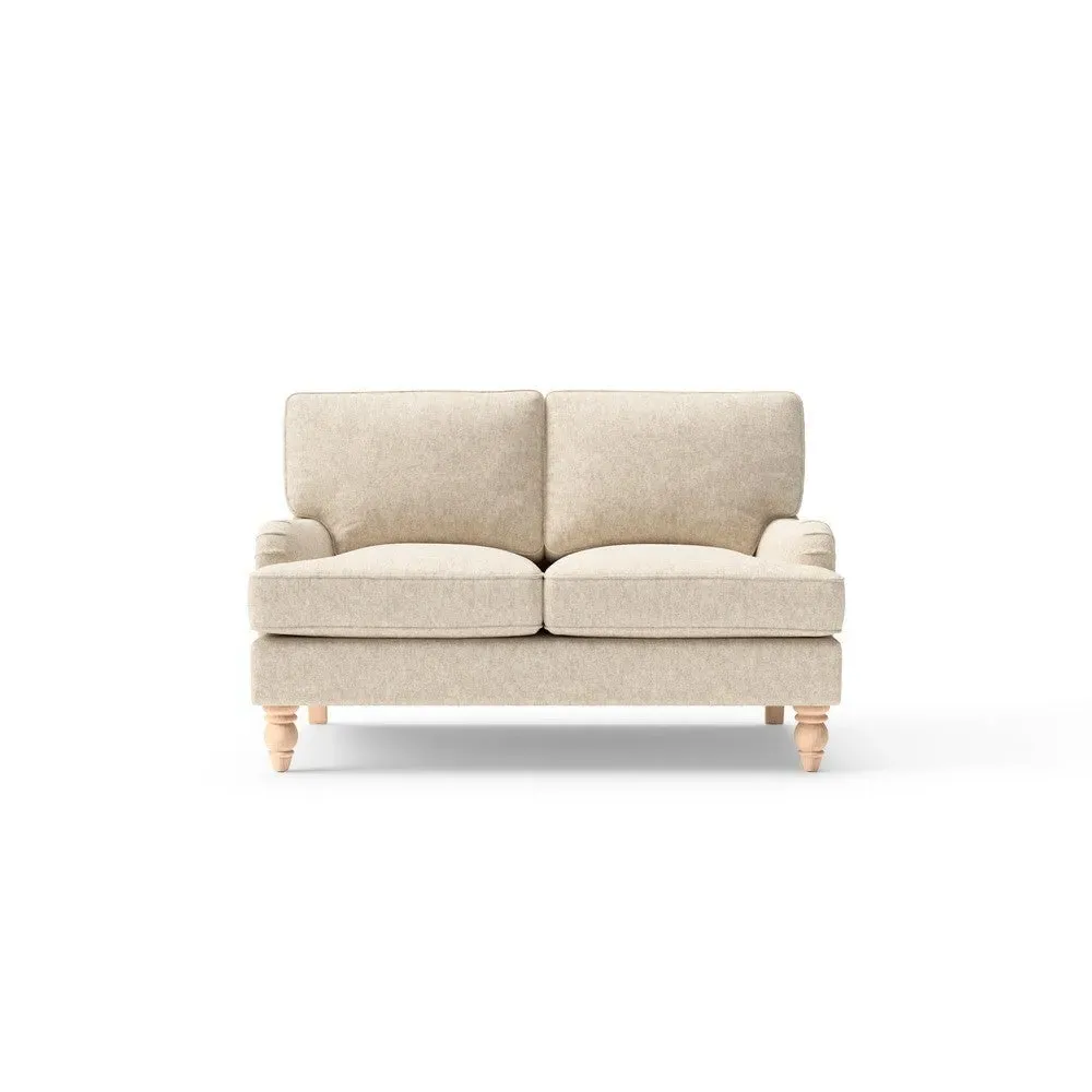 2-Seater Sofa - Natural, Aquaclean Oxford
