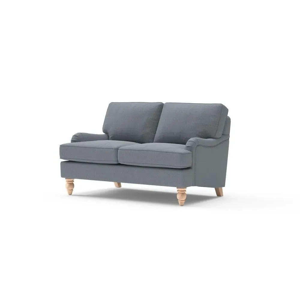 2-Seater Sofa - Navy, Eco Herringbone