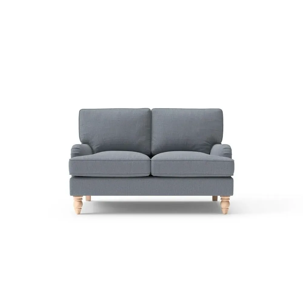 2-Seater Sofa - Navy, Eco Herringbone image