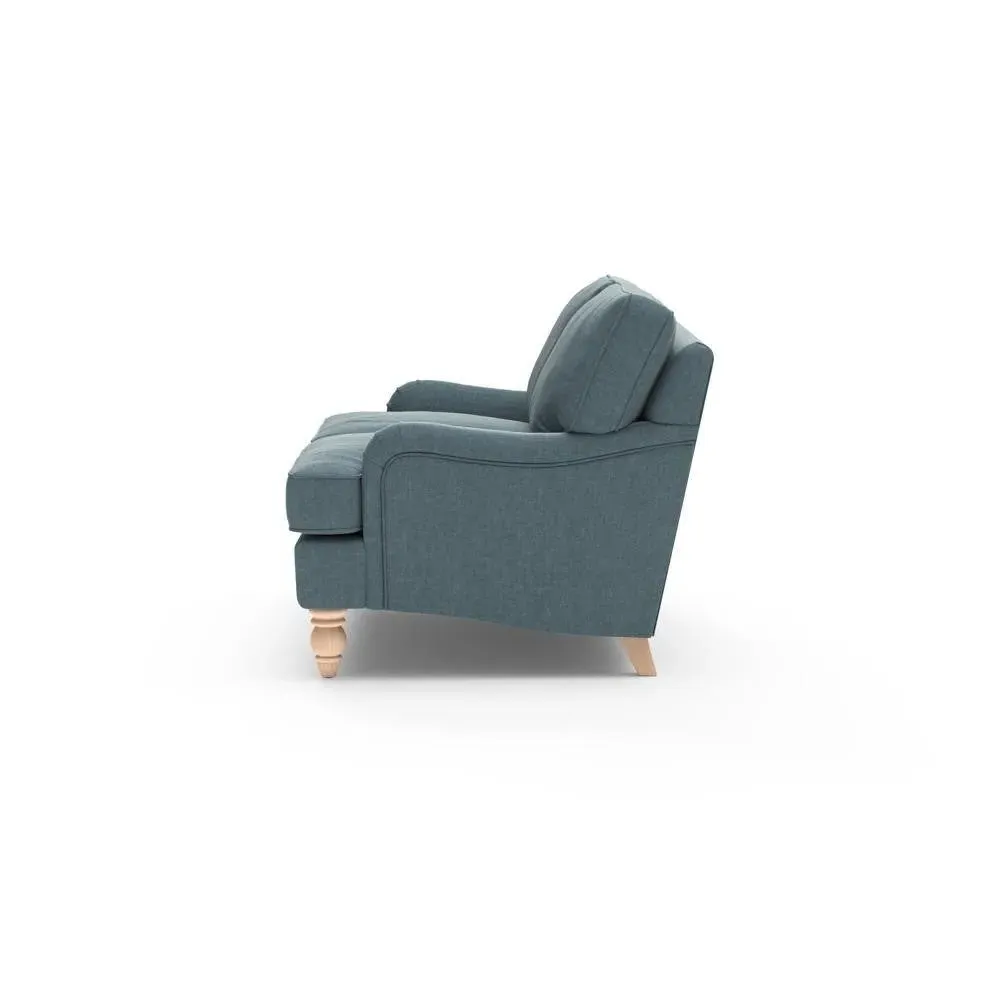 2-Seater Sofa - Teal, Eco Chenille