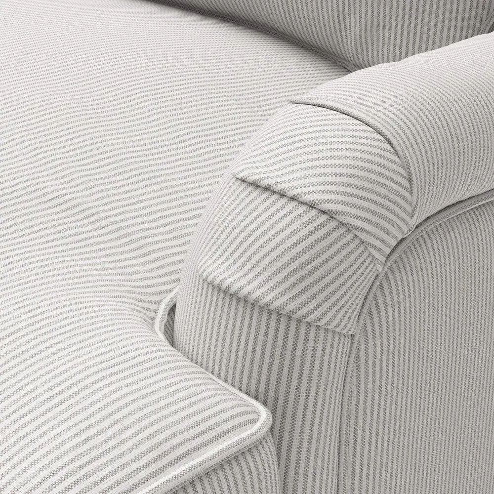 3-Seater Sofa - Grey, Broadway Stripe