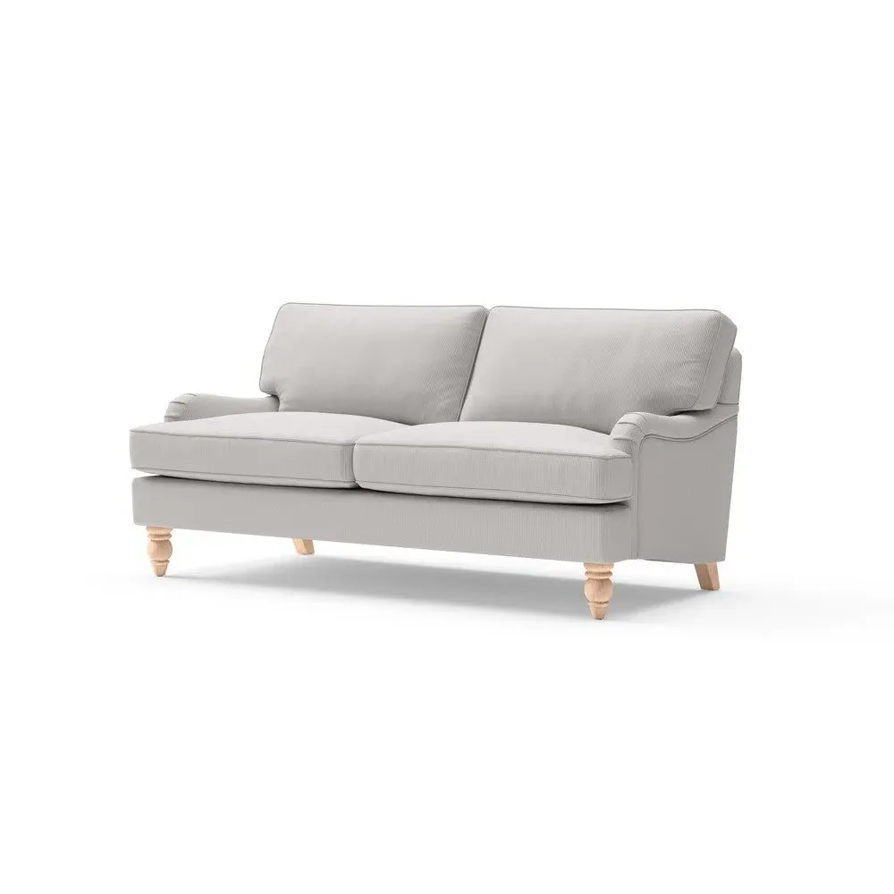 3-Seater Sofa - Grey, Broadway Stripe