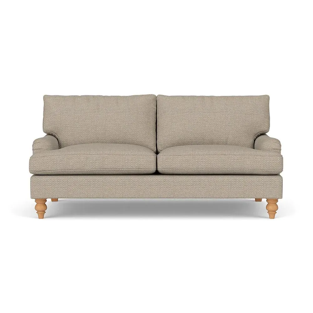 3-Seater Sofa - Natural, Herringbone Weave image