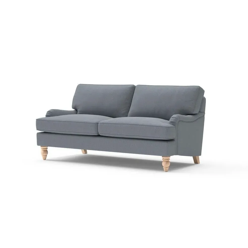 3-Seater Sofa - Navy, Eco Herringbone