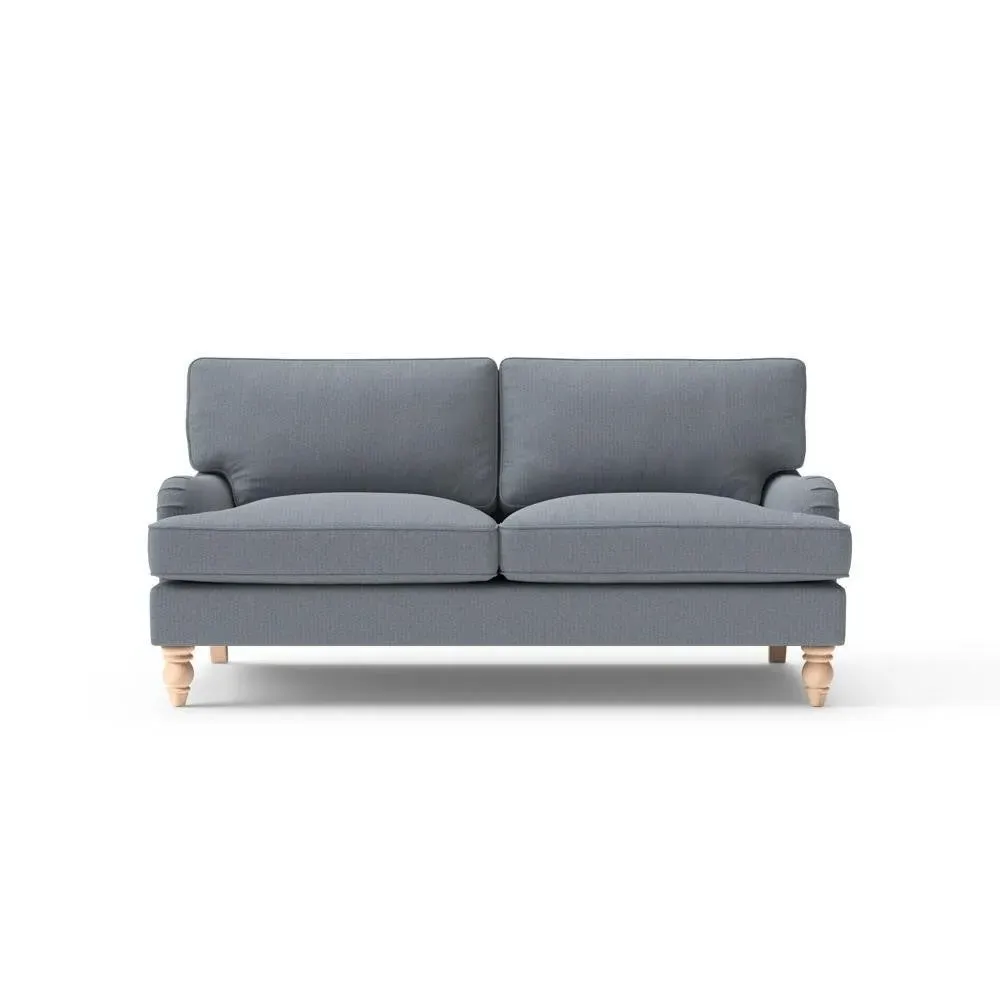 3-Seater Sofa - Navy, Eco Herringbone