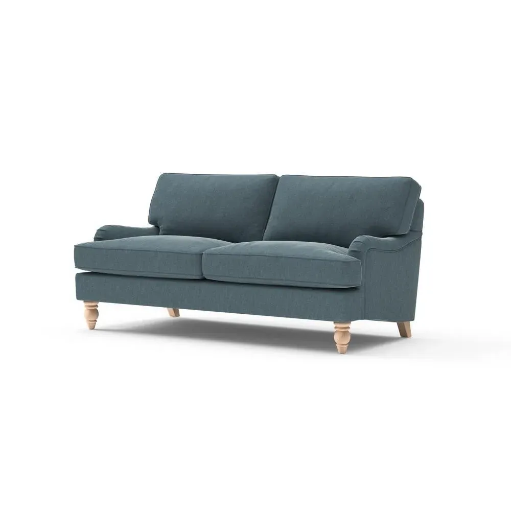 3-Seater Sofa - Teal, Eco Chenille