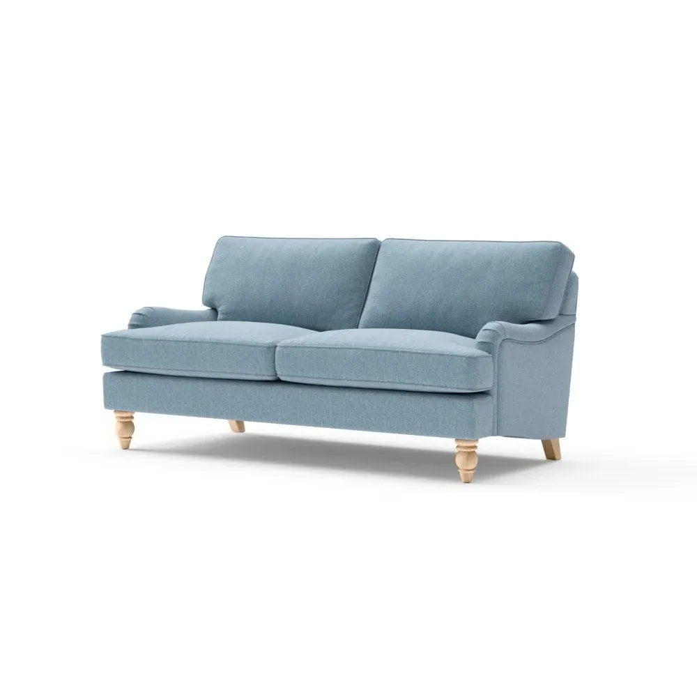 3-Seater Sofa - Teal, Rustic Weave