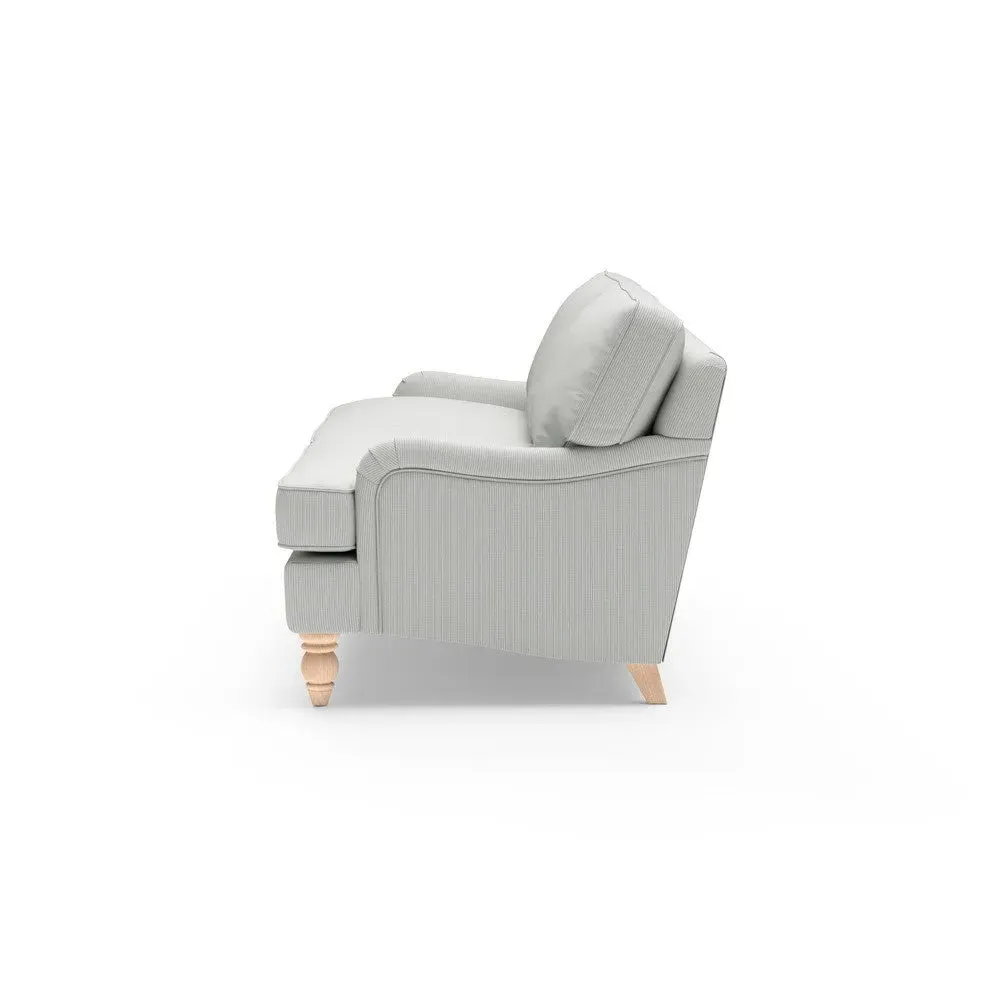 4-Seater Sofa - Duck Egg, Broadway Stripe