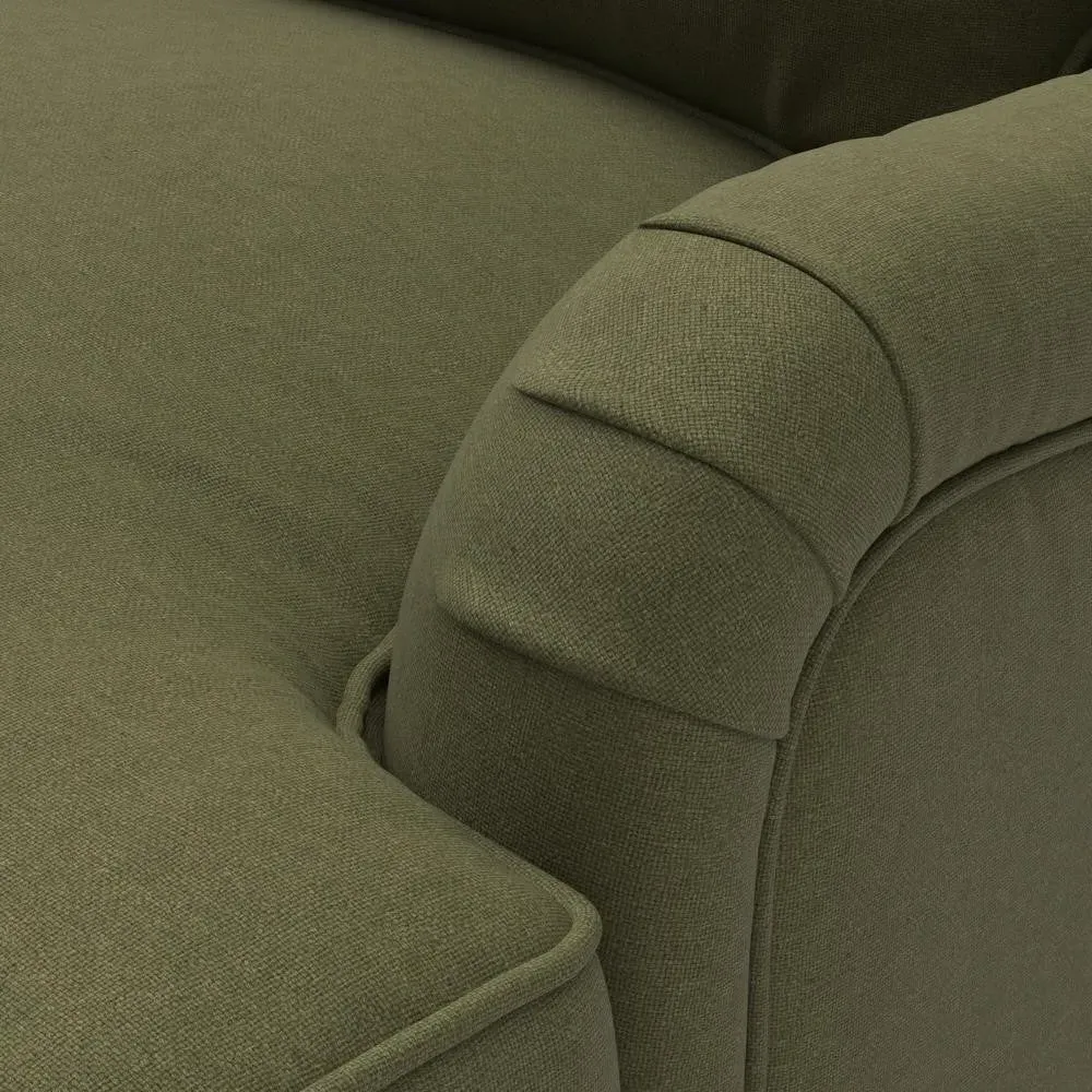 4-Seater Sofa - Forest Green, House Linen Mix