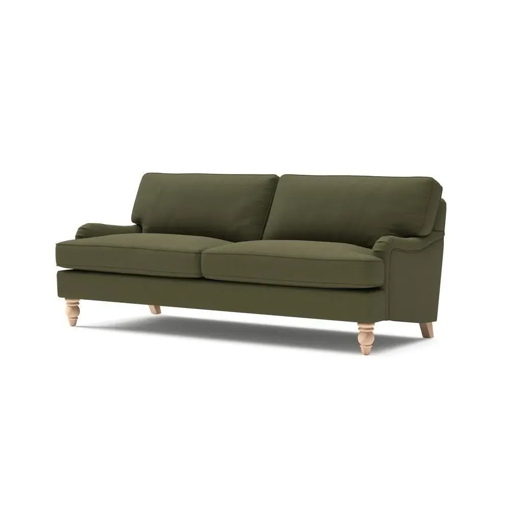 4-Seater Sofa - Forest Green, House Linen Mix
