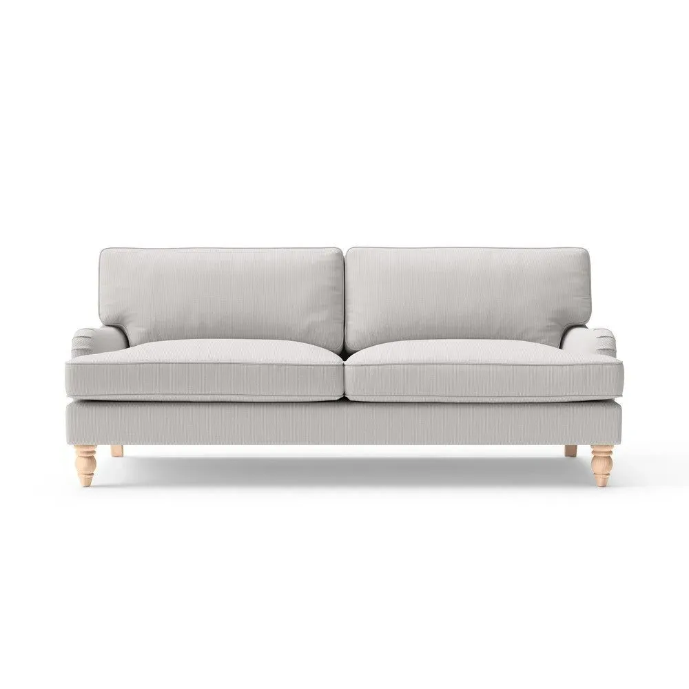 4-Seater Sofa - Grey, Broadway Stripe