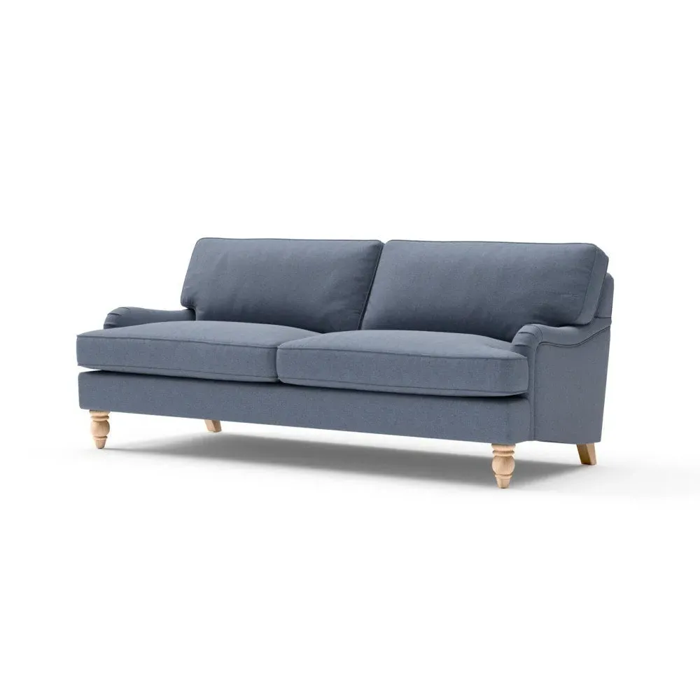 4-Seater Sofa - Indigo, House Linen Mix